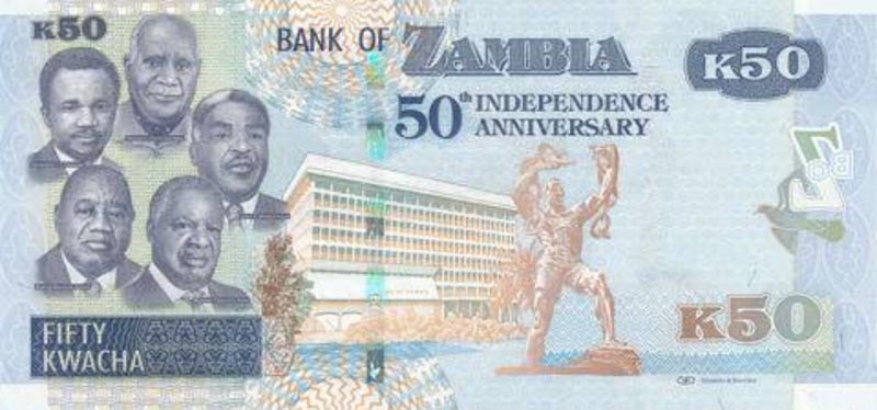 Zambian Kwacha Note